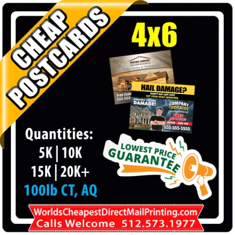 4x6 Postcards & Rackcards